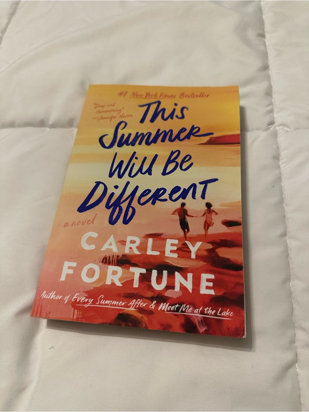 This Summer Will Be Different by Carley Fortune - Orange & Blue Cover